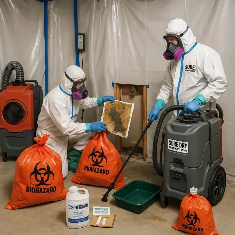 Contaminated Water Handling Protocols process in La Huerta, NM